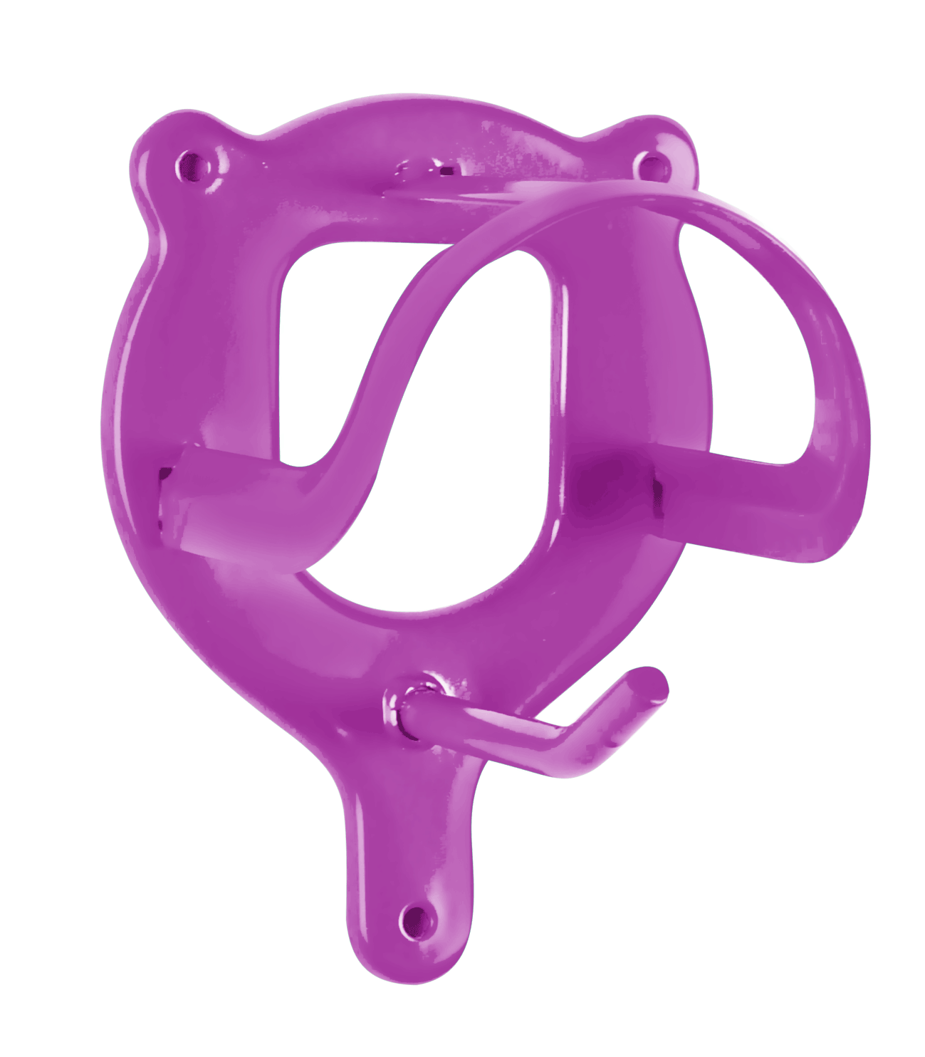 Wieszak na ogłowie metalowy różowy Waldhausen - Cavalo